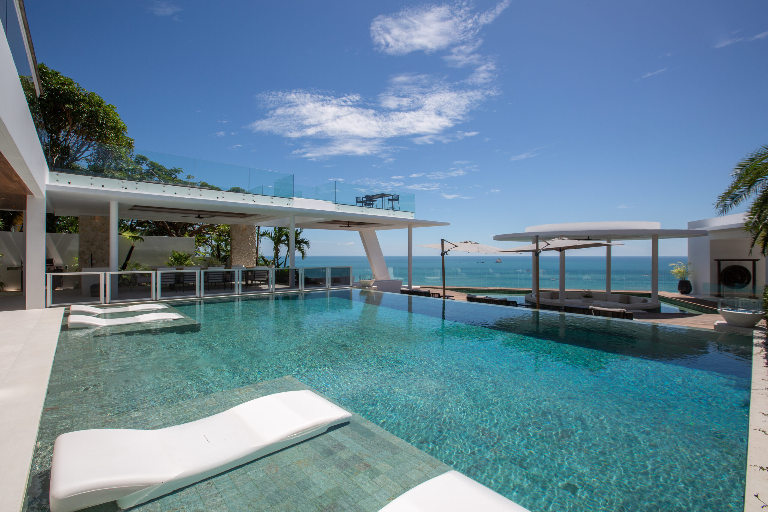 Child pool fence at Villa Solana, a private and luxury 7 bedroom villa overlooking Tongson Bay, Koh Samui, Thailand